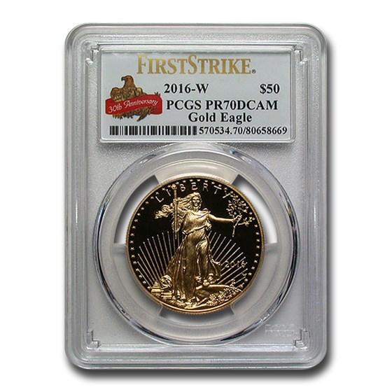 2016-W 1 oz Proof Gold American Eagle PR-70 PCGS (FS) 2016-W 1 oz Proof Gold American Eagle PR-70 PCGS (FS)